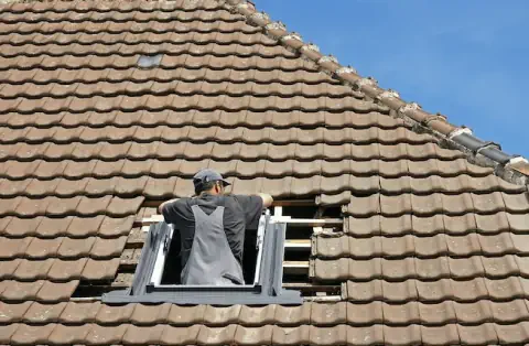 Pose de velux - Sathonay-Camp